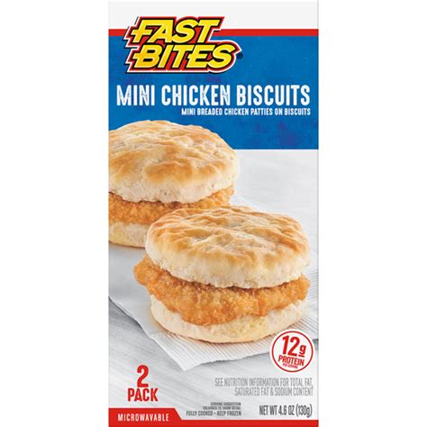 fast bites mini chicken biscuits.